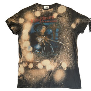 A Nightmare On Elm Street Men Shirt S Black Graphic Print Freddy Krueger